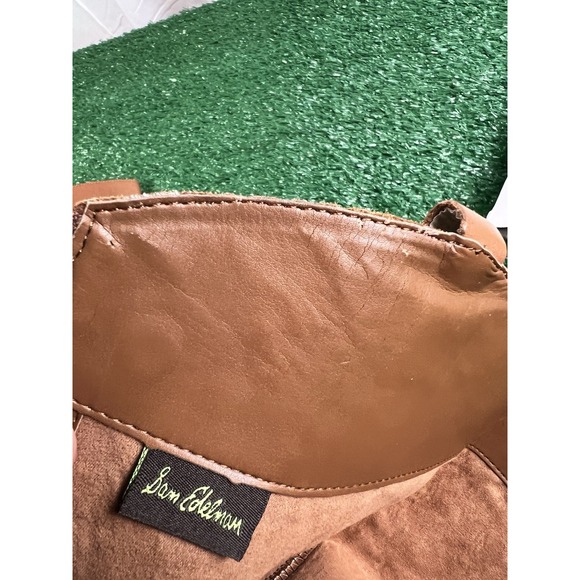 Sam Edleman Penny Leather Riding Boots in Brown SZ 7.5 Women's - Picture 10 of 13